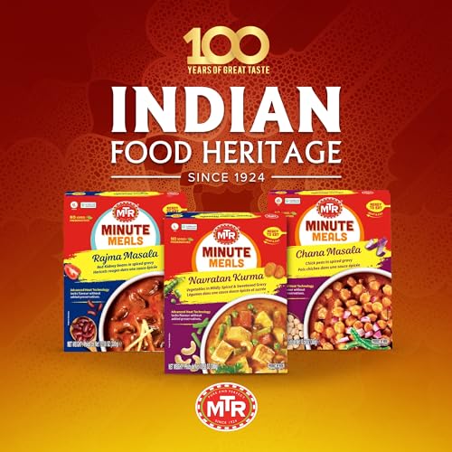 MTR - Shahi Paneer - Mild Tomato Gravy with Cottage Cheese - Authentic Indian Flavors - Flavorful, Easy, Ready-to-Eat Meal - Experience the Richness of Paneer in a Hearty Tomato Curry (Pack of 6)