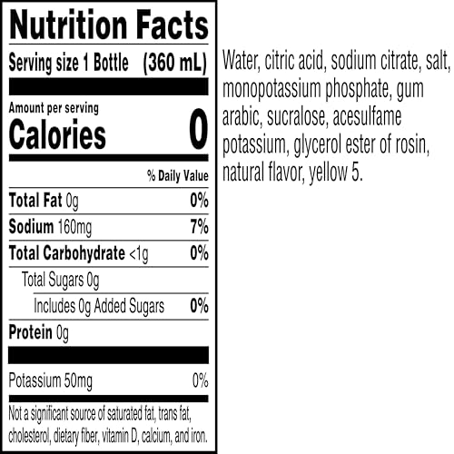 Gatorade Thirst Quencher Zero Sugar Sports Drink, Fruit Punch, 12oz Bottles, 12 Pack, Electrolytes for Rehydration