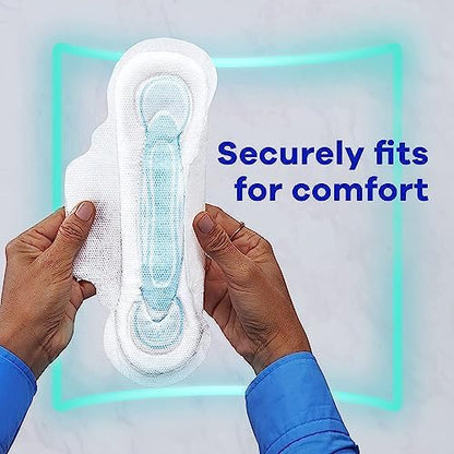 Always Maxi Feminine Pads with Wings for Women, Size 2, Long Super Absorbency, Unscented 42 Count