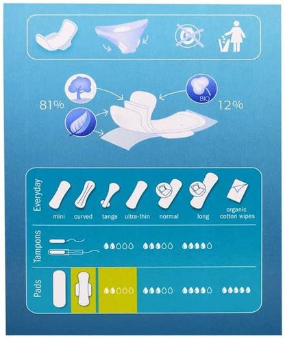 Natracare Cotton Natural Feminine Ultra Pads Regular With Wings By Natracare, 14 Ea, 14 Count