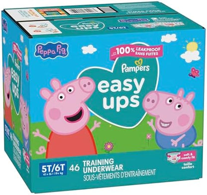 Pampers Training Pants - Easy Ups Girls &amp; Boys - Size 4T-5T, 56 Count, My Little Pony Potty Underwear (Packaging May Vary)