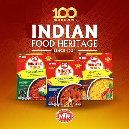 MTR - Shahi Paneer - Mild Tomato Gravy with Cottage Cheese - Authentic Indian Flavors - Flavorful, Easy, Ready-to-Eat Meal - Experience the Richness of Paneer in a Hearty Tomato Curry (Pack of 6)