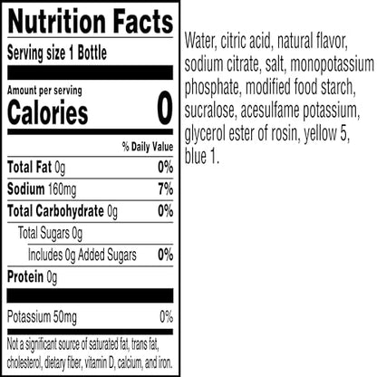 Gatorade Thirst Quencher Zero Sugar Sports Drink, Fruit Punch, 12oz Bottles, 12 Pack, Electrolytes for Rehydration