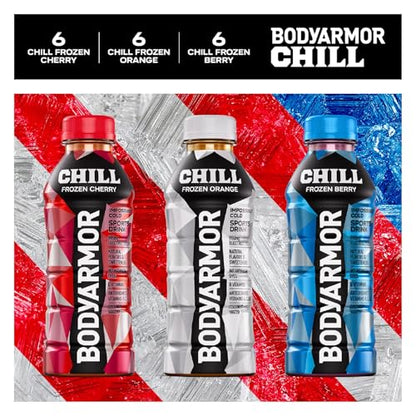 BODYARMOR Sports Drink Sports Beverage, Blue Raspberry, Natural Flavors With Vitamins, Potassium-Packed Electrolytes, No Preservatives, Perfect For Athletes, 12 ounce (Pack of 8)